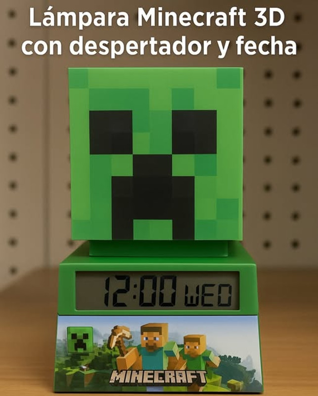 Lámpara Minecraft