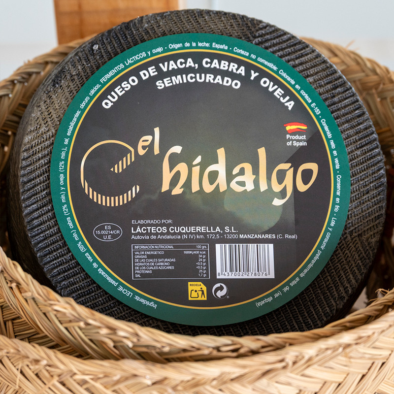 Queso 3kg de mezcla semicurado EL HIDALGO